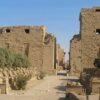 Viale Di Sfingi Criocefale Del Tratto Processionale Via Fiume Di Fronte Al Primo Pilone Del Tempio Di Karnak