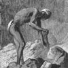 Fellah Che Scava Alla Tomba Di Sethi I (coll. Privata)