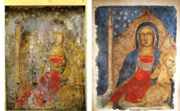 Restaurato l’affresco trecentesco della Madonna del Riparo