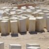 I nuovi blocchi di calcare dalle cave di Tura utilizzati per marcare il perimetro del Grande Tempio di Aton