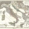 1865 Spruner Map Of Italy Before The Gauls And The Marsicus War Geographicus ItaliaGalliaCisalpina Spruner 1865