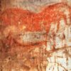 Graffito Di Cavalli Nella Grotta Paglicci In Provincia Di Foggia.