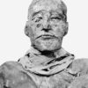 La Mummia Di Ramses III Dettaglio Della Testa E Delle Bende Intorno Alla Gola (fotografia Dell’anatomista G.Elliot Smith, 1912)