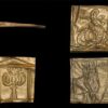 Le Lamine D’oro Decorate Trovate All’interno Del Sarcofago (ph. MoA)