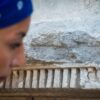 Particolare Della Dentellatura Nella Parte Superiore Della Parete Di I Stile
