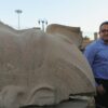 Dettaglio della testa della statua di Ramesse II sul cortile del Tempio dei Luxor (ph. MoA)