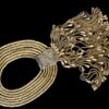 l’incredibile collier in oro composto da oltre 5000 perline infilate su 5 catenine per un peso totale di oltre 8 kg appartenuto a Psusenne I (XXI dinastia, da Tanis)