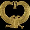 cairo egyptian museum-gold amulet from Psusennes I’s mummy-JE858