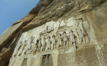 L’iscrizione di Dario I a Bisotun (Behistun) in Iran