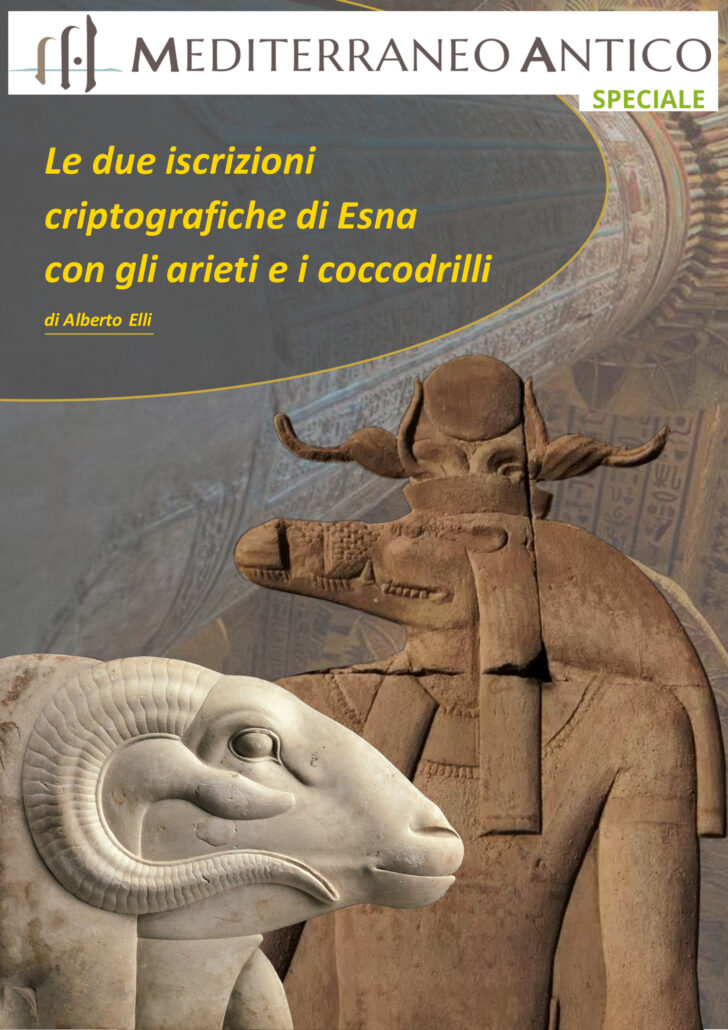 Iscrizioni criptografiche di Esna con arieti e coccodrilli - Copertina