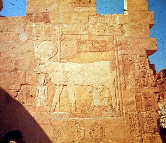 La cappella di Hathor nel tempio di Hatshepsut