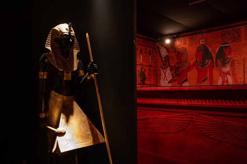 Copia del guardiano di Tutankhamon. Ph.
Mostra Tutankhamon Bologna ©Carlo Marrazzo